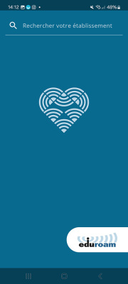 installateur eduroam android établissement